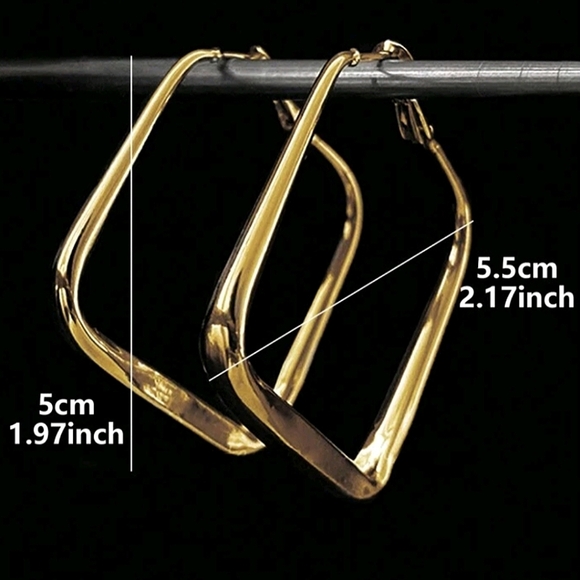 Square Hoops - Picture 5 of 6